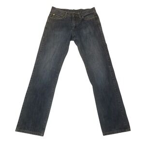 SKATE WORKS Men's Dark Wash Straight‎ Leg Jeans 32x32 Skater surfer California